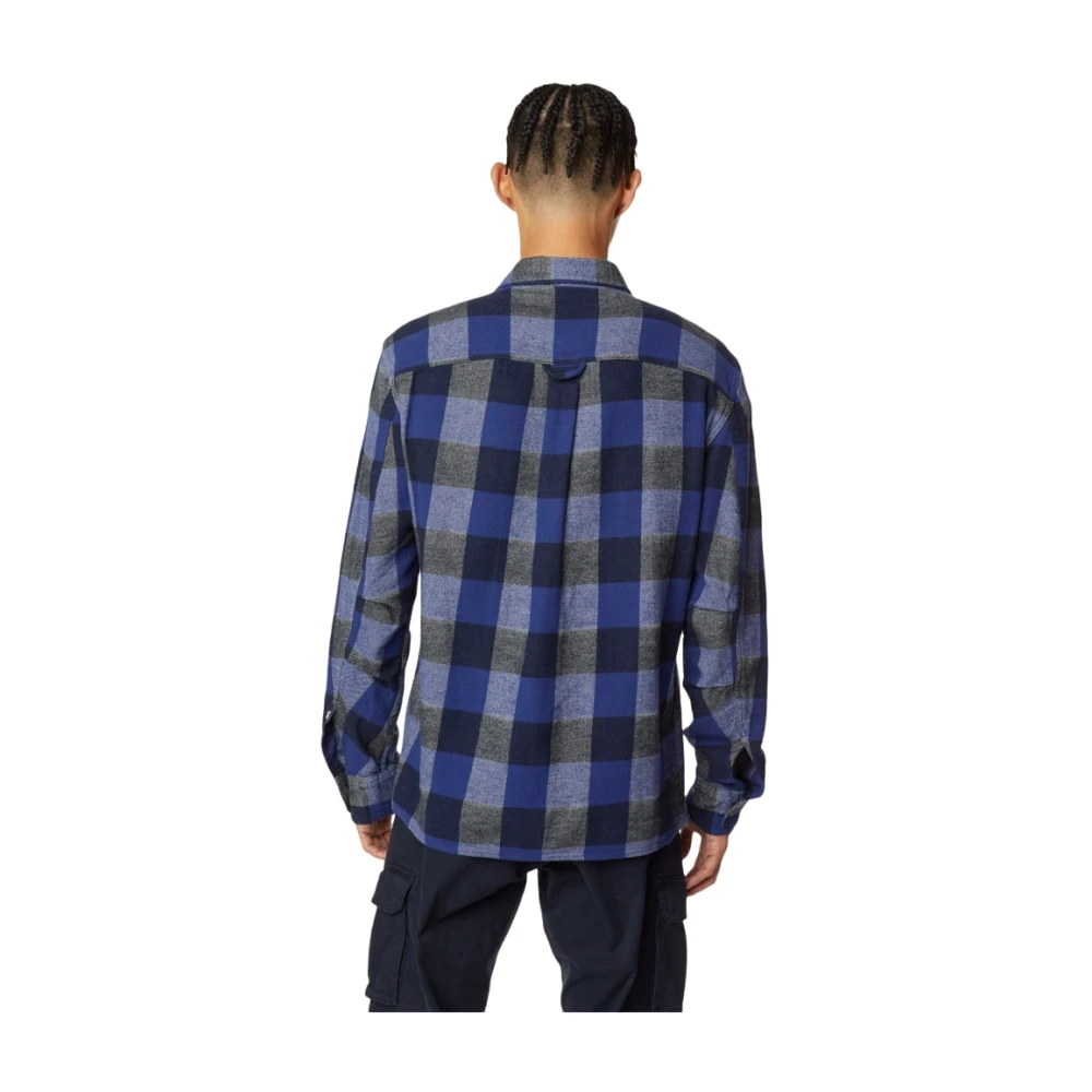 GAS Lange mouwen shirt Blue Heren