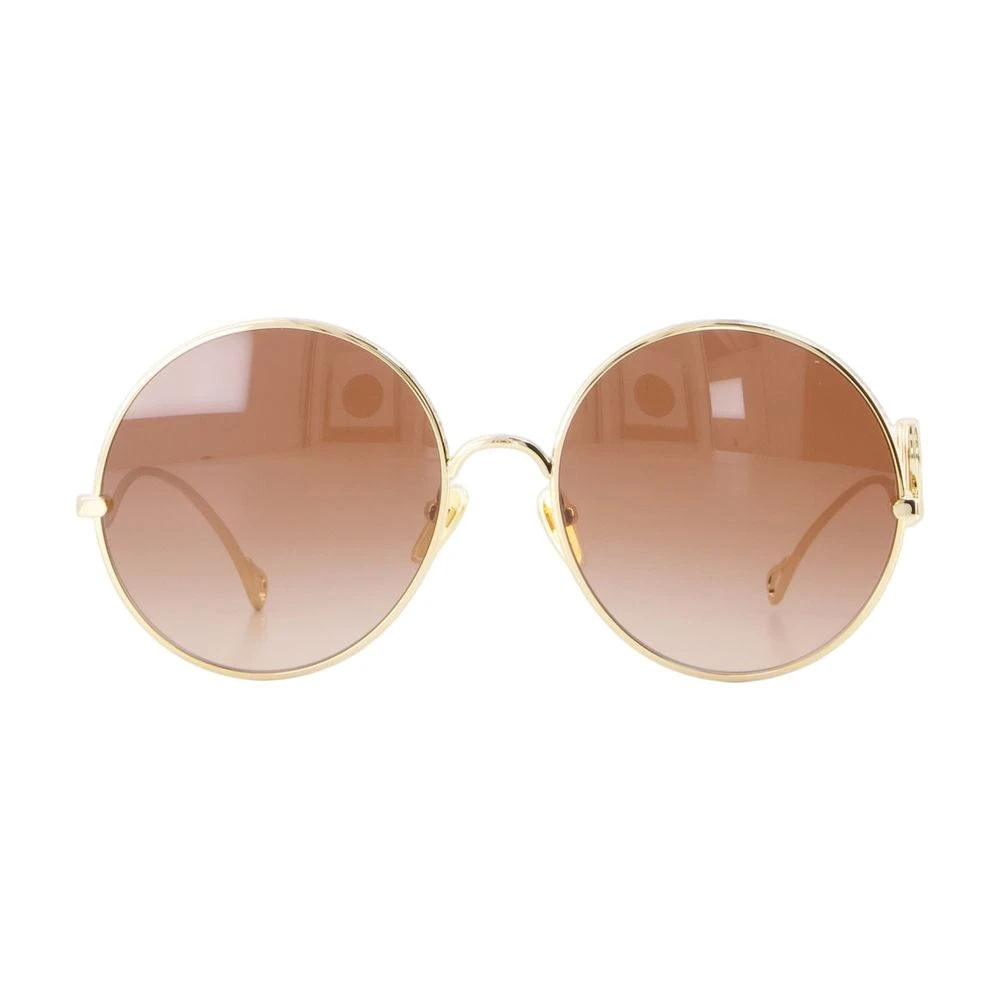 Chloé Women's Gold Acetate Round Sunglasses