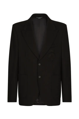 Sofistikerad Logo-Patch Blazer