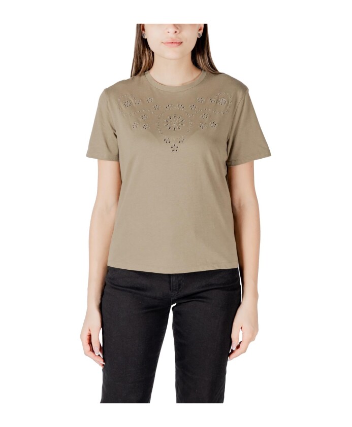 t-shirt-en-coton-vert-pour-femmes