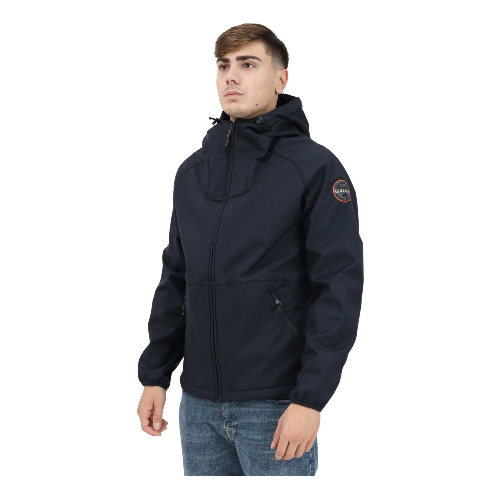 Napapijri Zwarte Pufferjas A-Wildhorn Black Heren