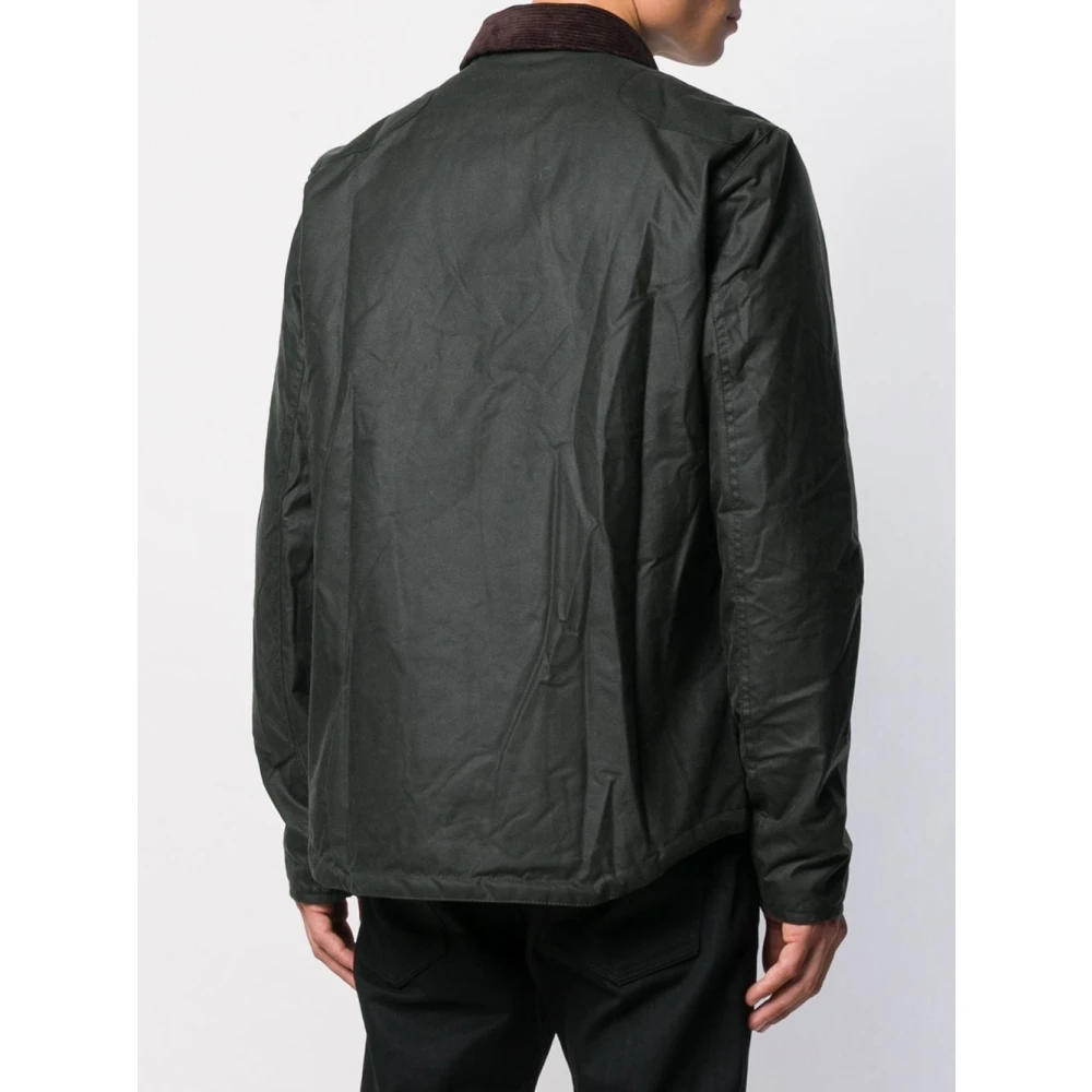 Barbour Reelin Wax Jacket Green Heren