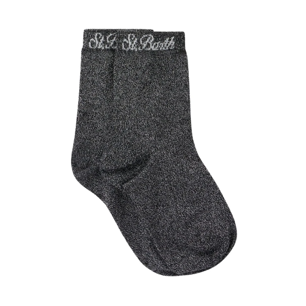 Saint Barth Feestelijke Jacquard Kniekousen Gray Unisex
