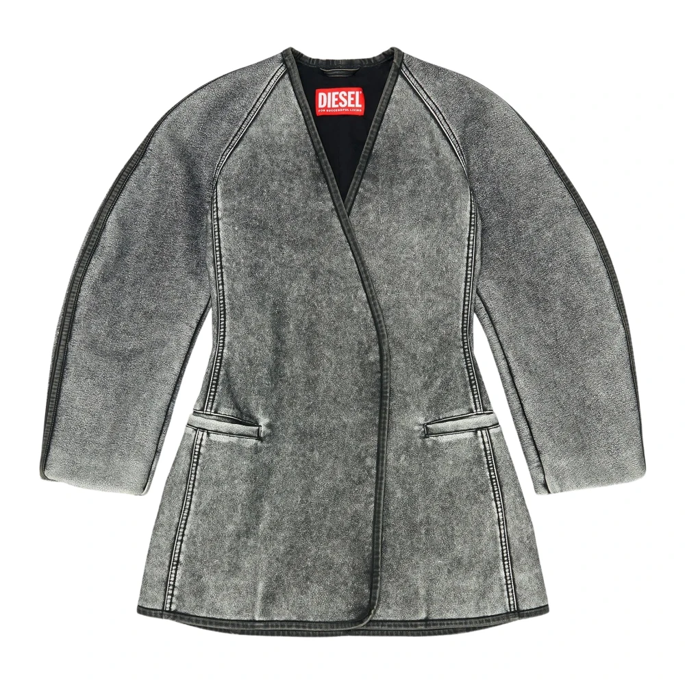 Diesel G-Alax Giacca - Female - Denim Jackets - Black - Xs - Jackets