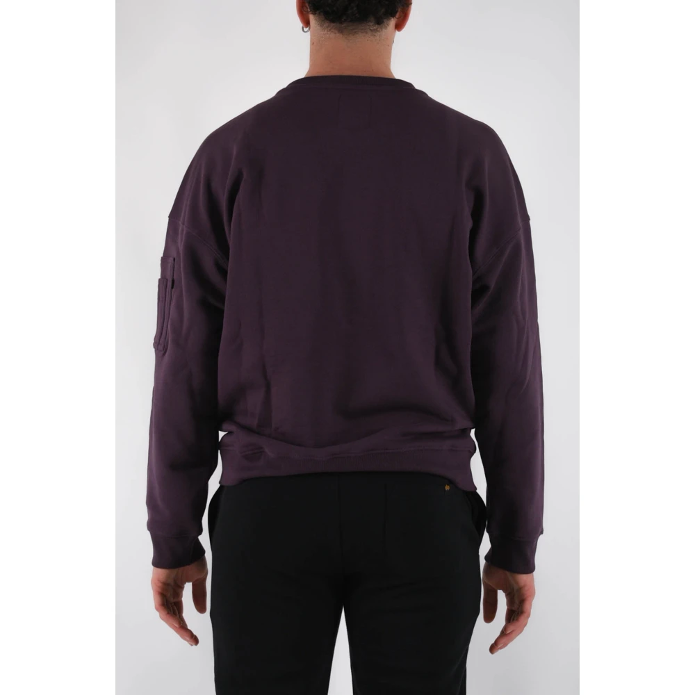 alpha industries Essentials Sweatshirt Purple Heren
