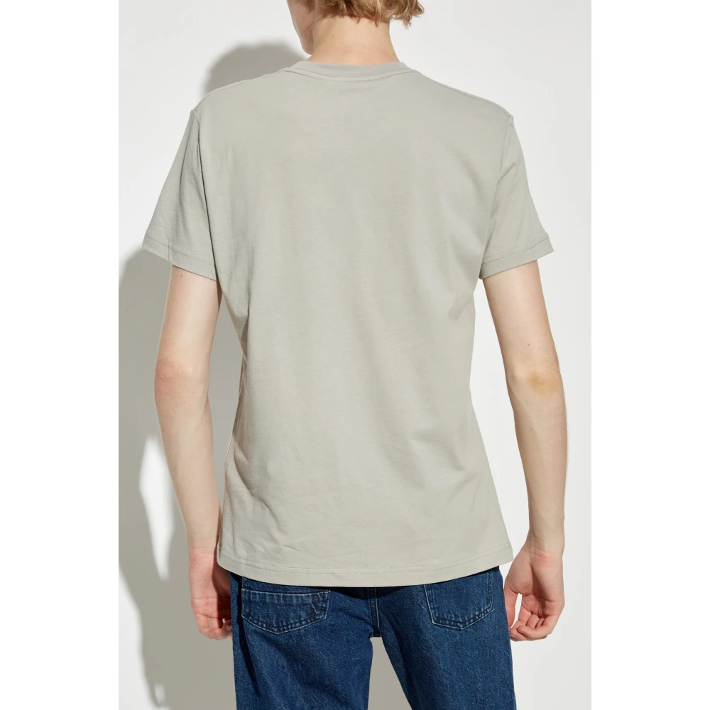 Versace Jeans Couture T-shirt met logo Gray Heren