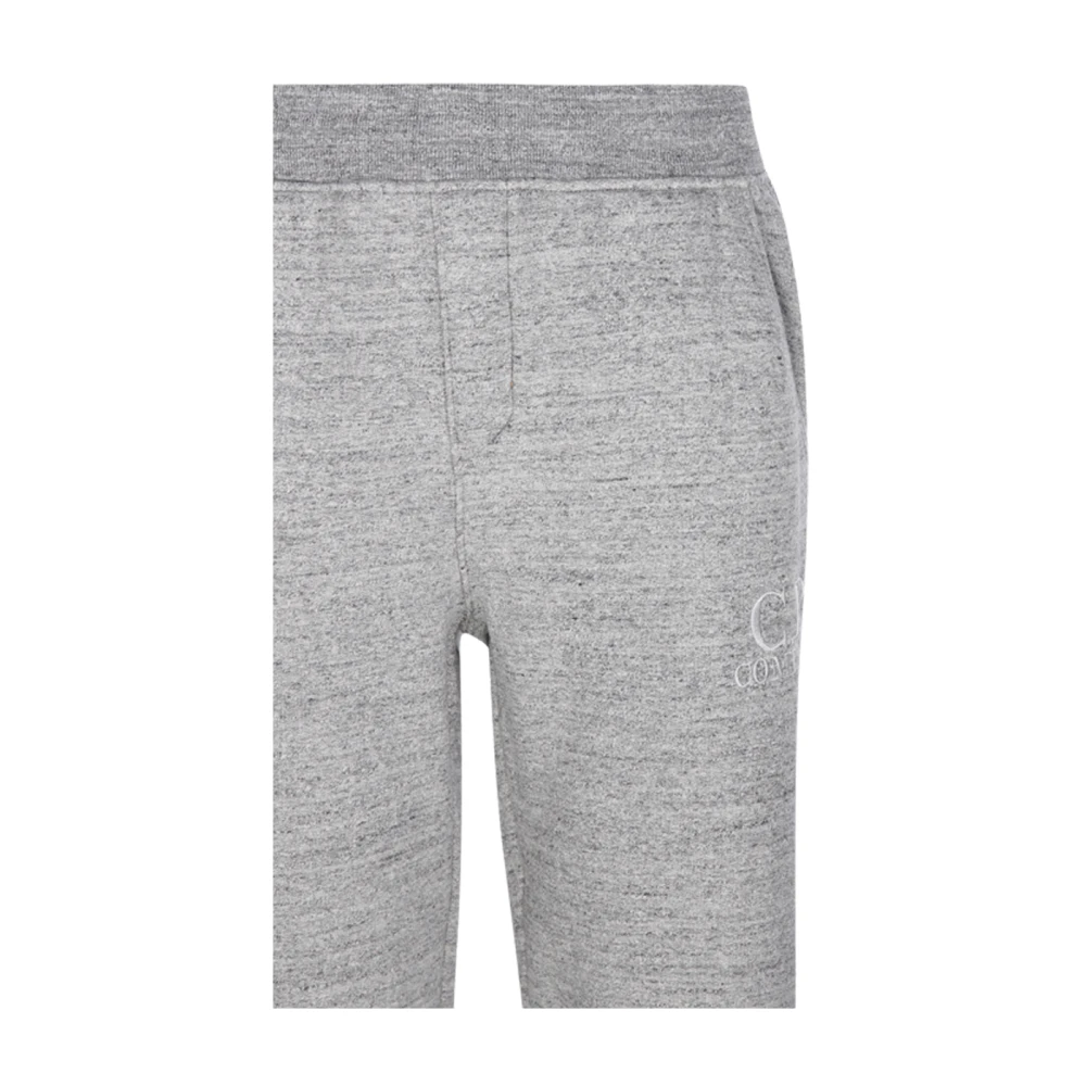 C.P. Company Grijze Melange Joggingbroek Gray Heren