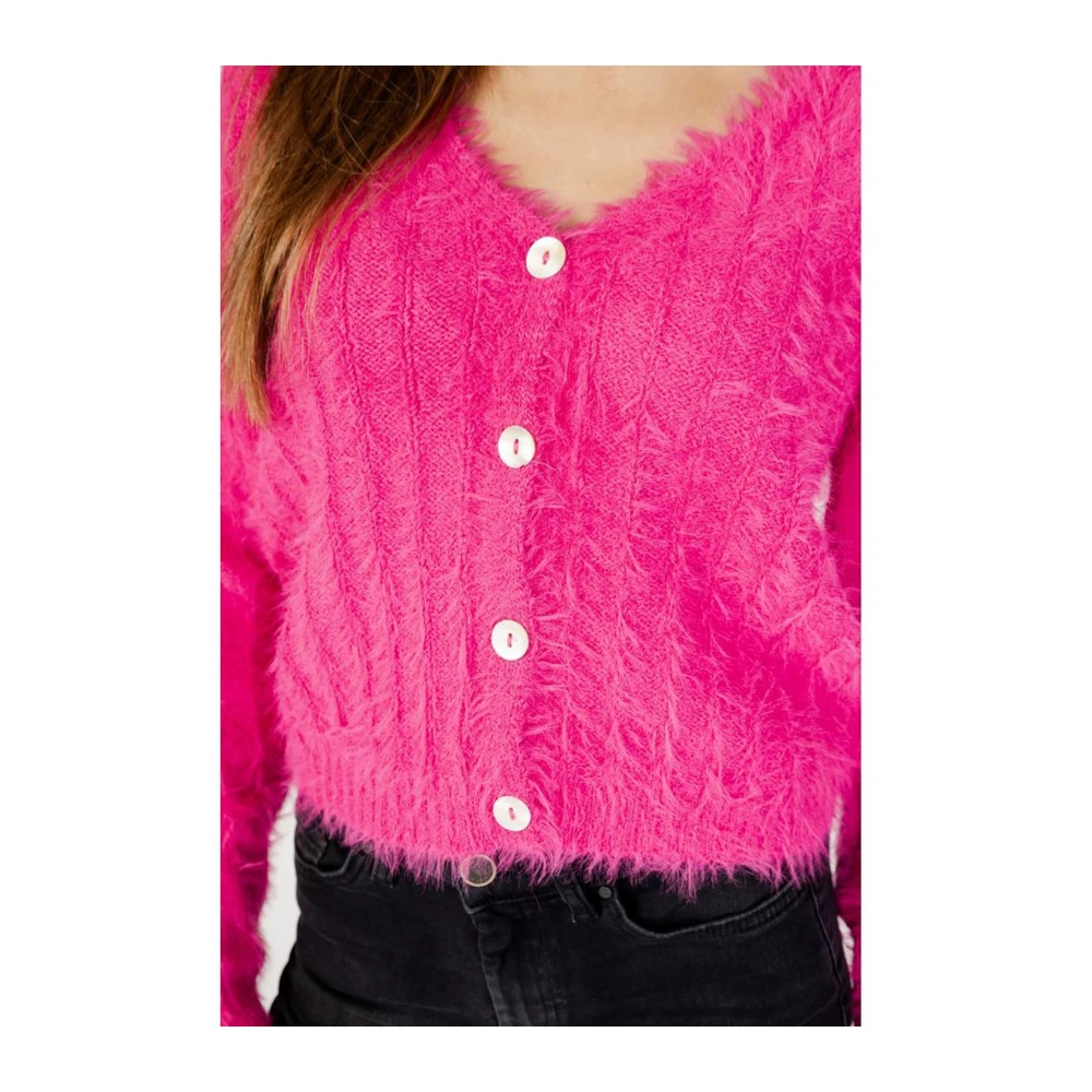 Vero Moda Comfortabele Gebreide Vest Collectie Pink Dames
