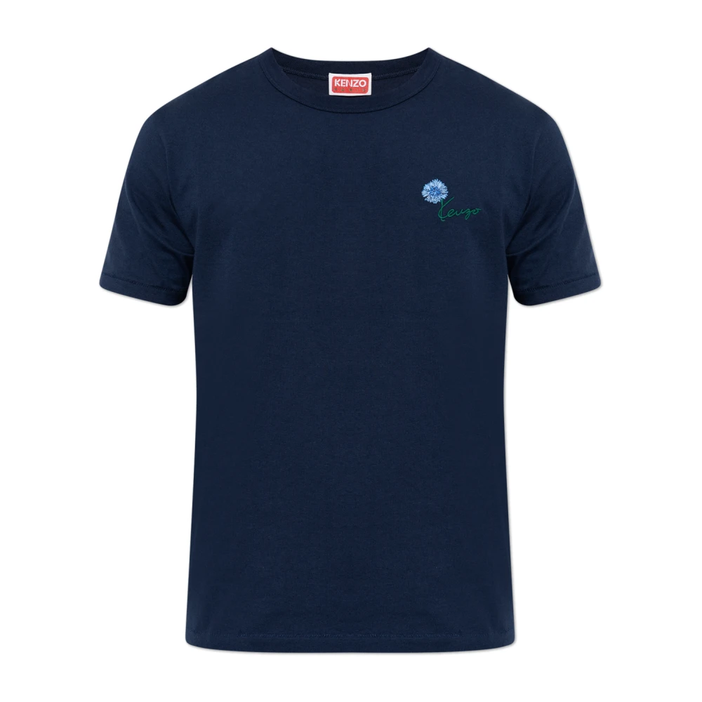 Kenzo Men's Blue T-Shirts, Xl, Logo T-Shirt
