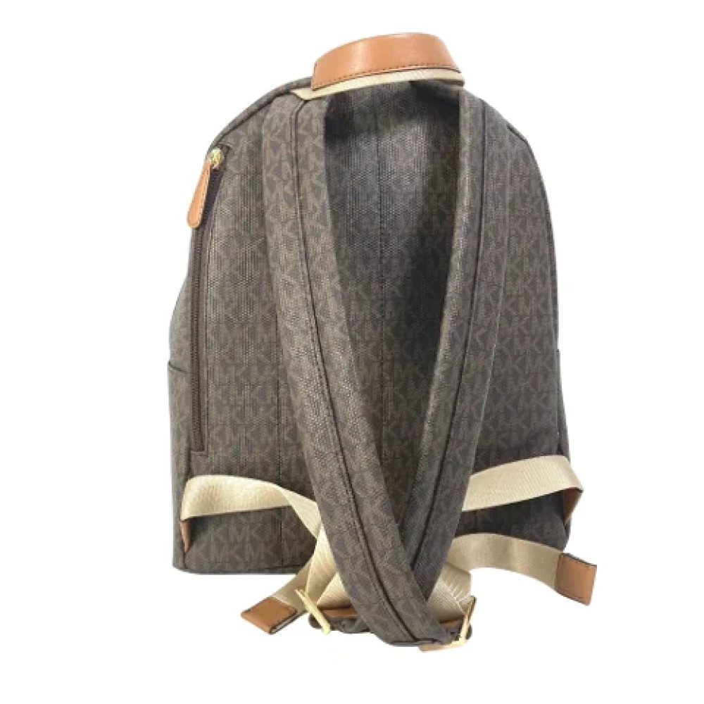 Michael Kors Pre-owned Canvas backpacks Brown Dames