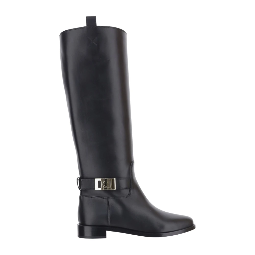 Ferragamo Donna Nero Scarpe, 40 1/2 Eu, New,