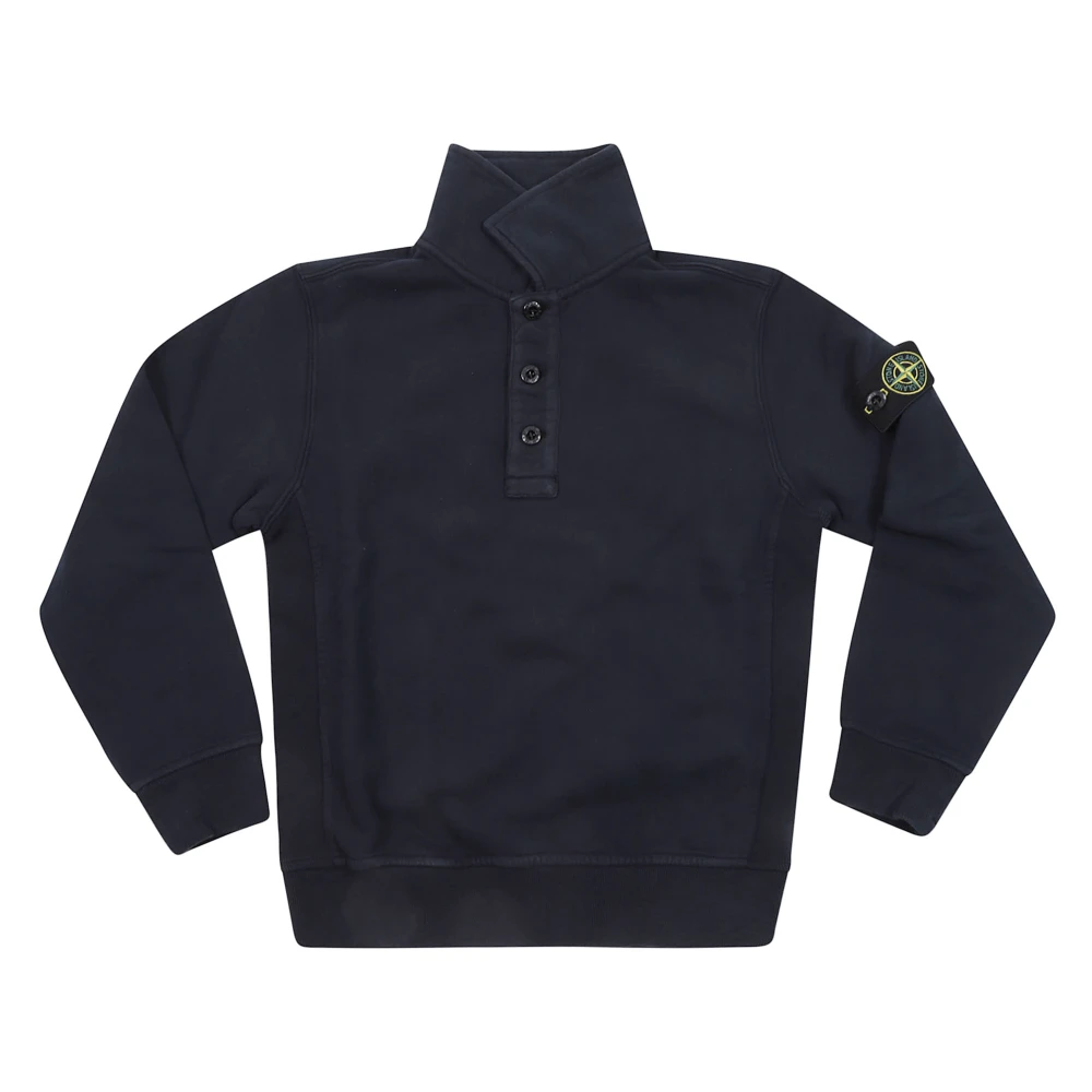 Stone Island , Kids Sweatshirts, Male, Blue, 10 Y, Jumpers