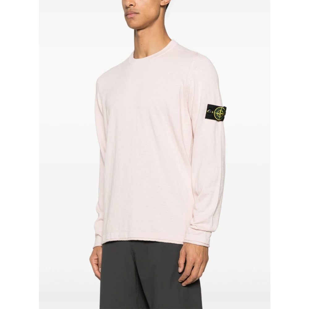 Stone Island Roze Sweater voor Mannen Pink Heren
