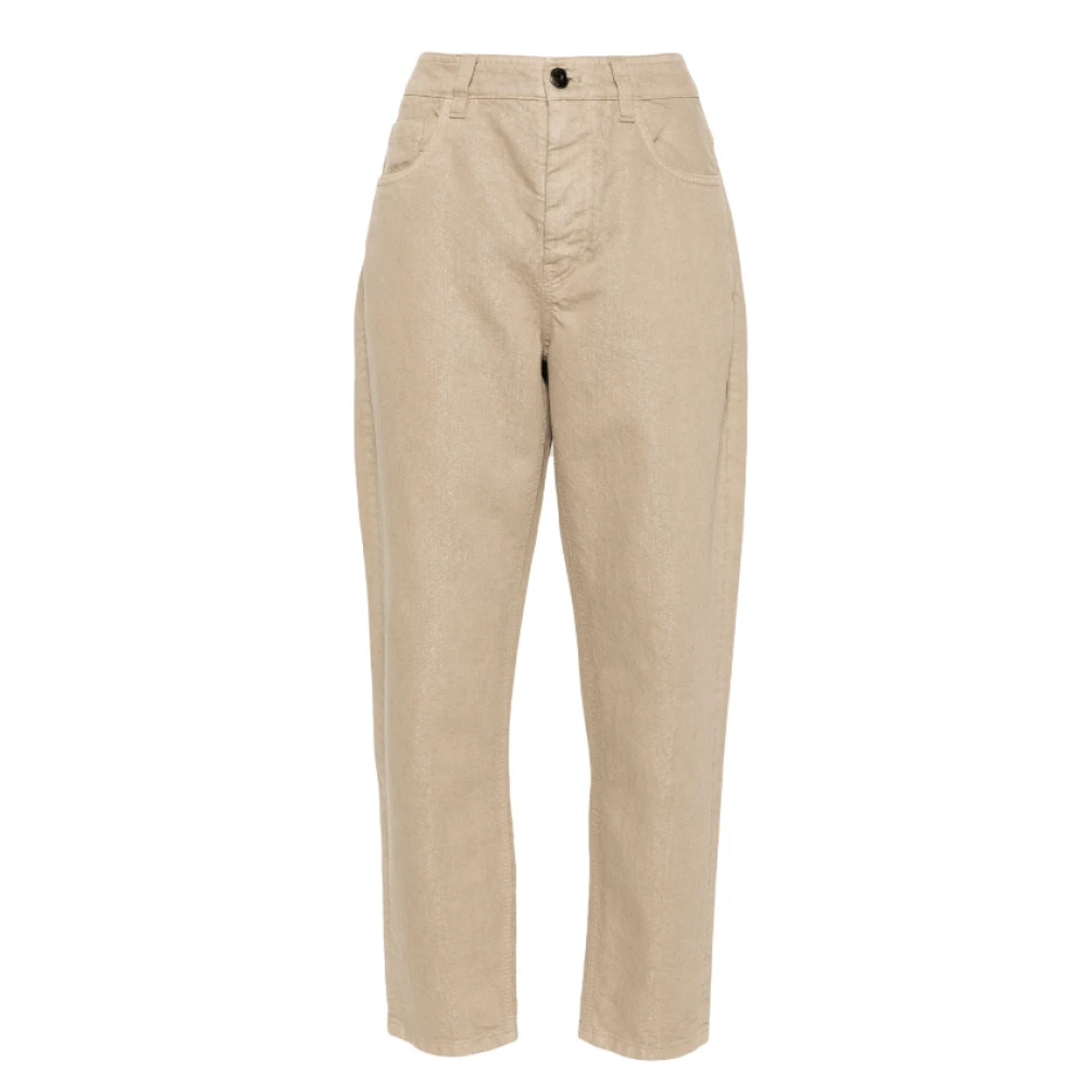 Trousers > Cropped Trousers - - Brunello Cucinelli - Modalova