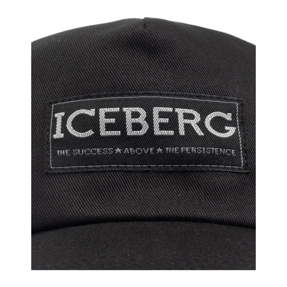 Iceberg Pet met logo Black Heren