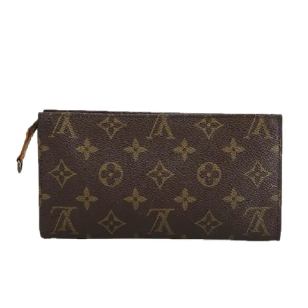 Louis Vuitton Vintage Pre-owned Canvas pouches Brown Dames