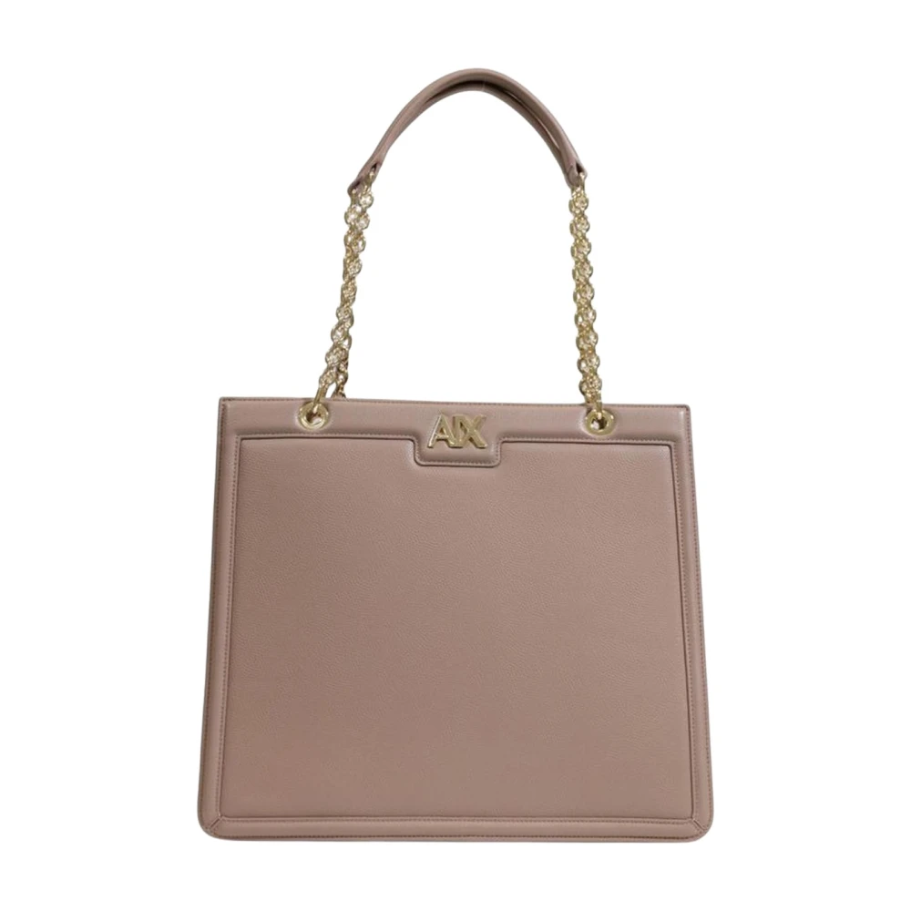 Armani Exchange Grijze Polyester Handtas met Strak Ontwerp Gray Dames