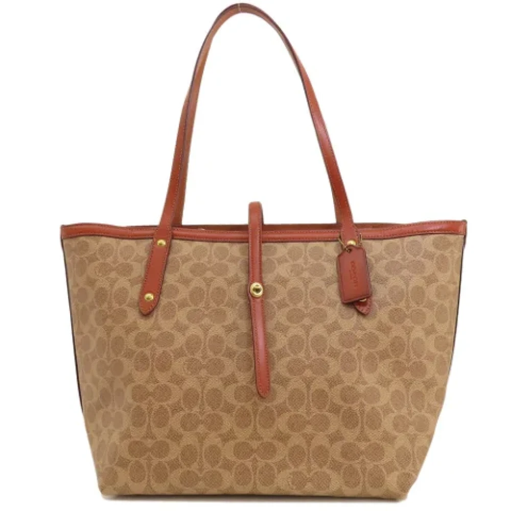 Coach Pre-owned Canvas totes Brown Dames