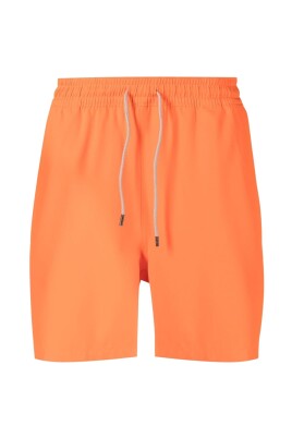 stylish-orange-drawstring-swim-shorts
