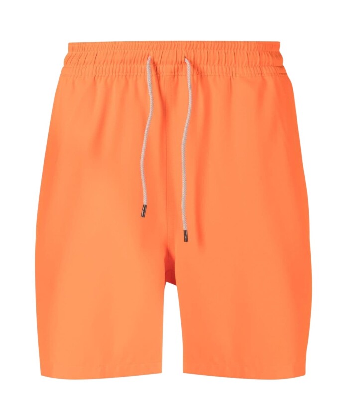 short-de-bain-orange-elegant-a-cordon-de-serrage