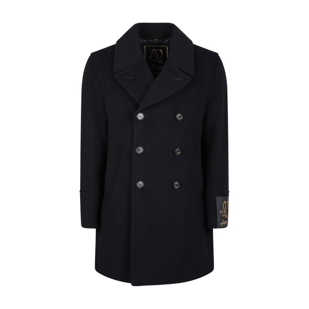Sealup Blauwe Driekwartjas Elegante Stijl Blue Heren