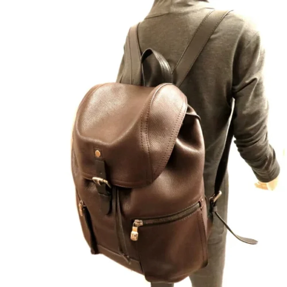 Louis Vuitton Vintage Pre-owned Leather backpacks Brown Dames