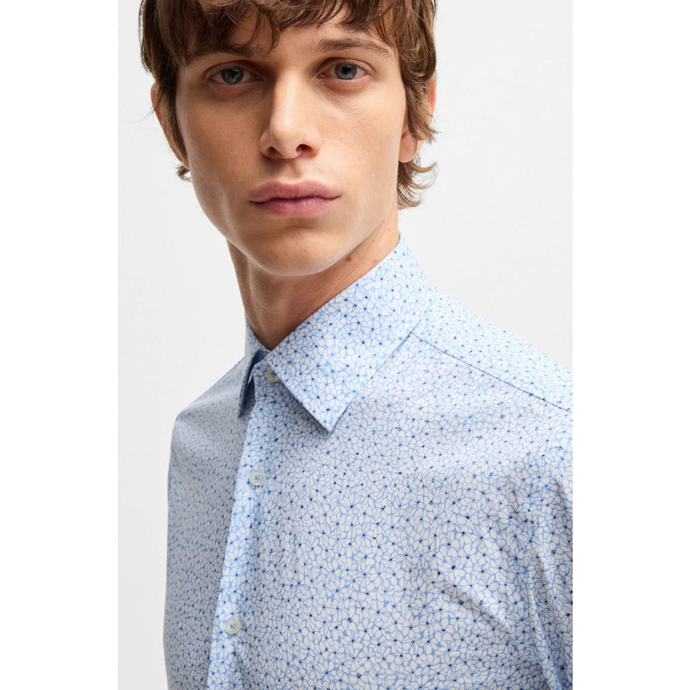 Hugo Boss Herenoverhemd Blue Heren