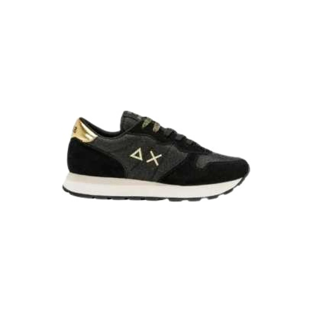 Sun68 Dunne Glitter Sneakers Heren Schoenen Zwart