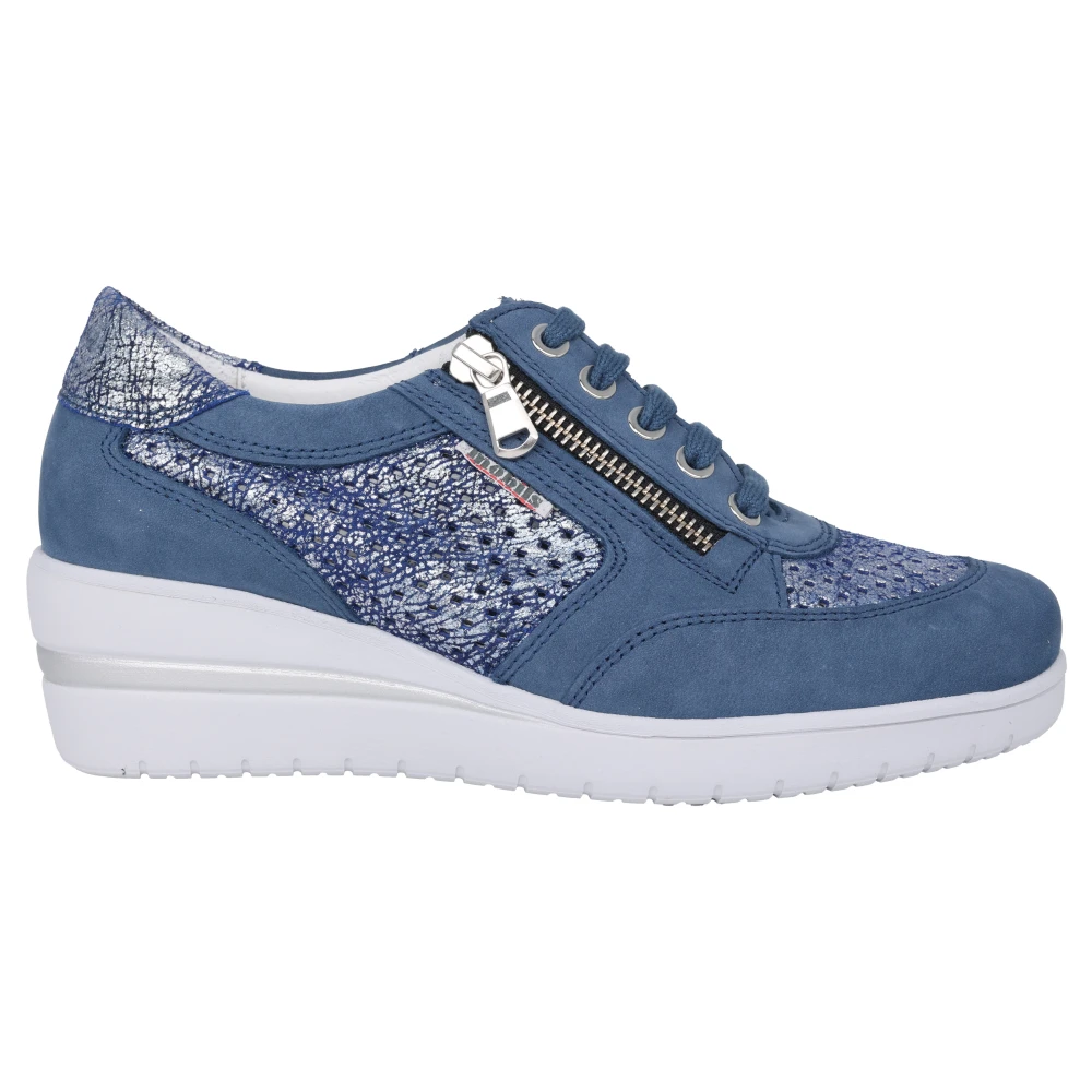 Mephisto Wijde Pasvorm Dames Sneaker – Dames Schoenen Blauw