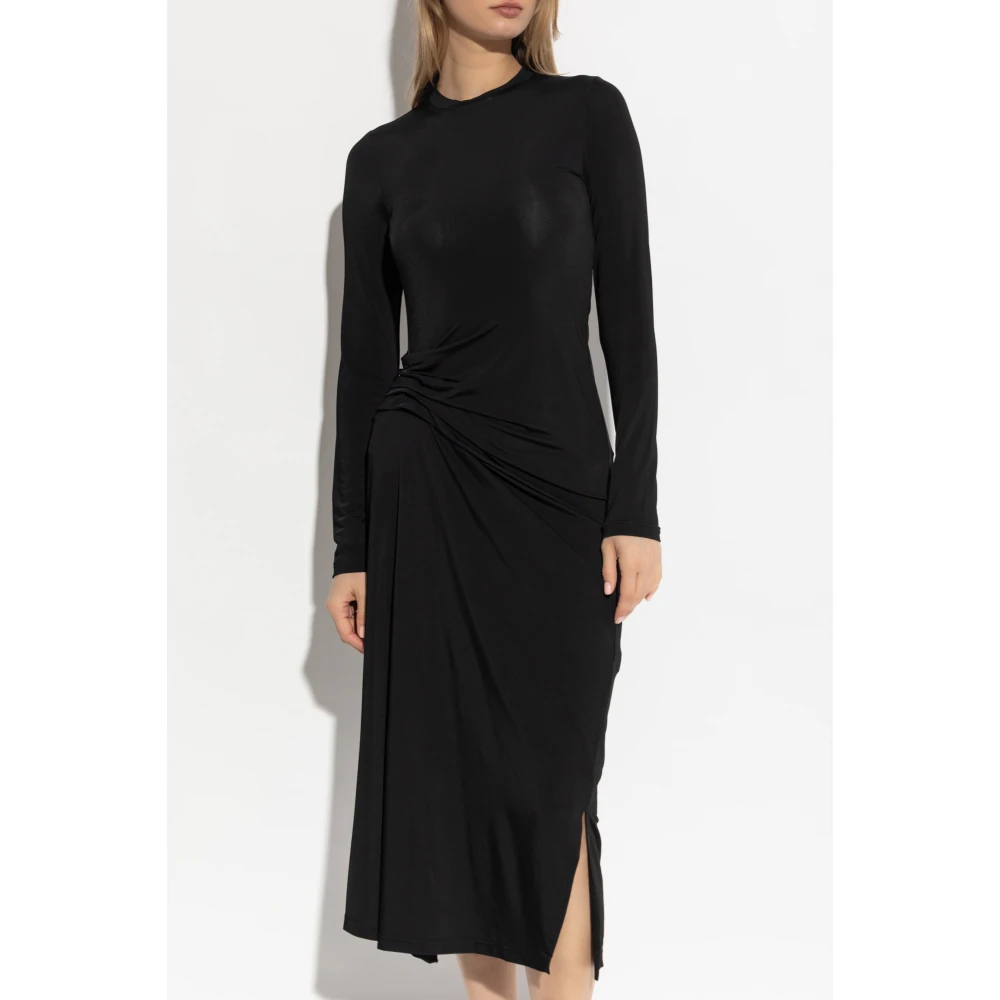 AllSaints Rivi Jurk Black Dames