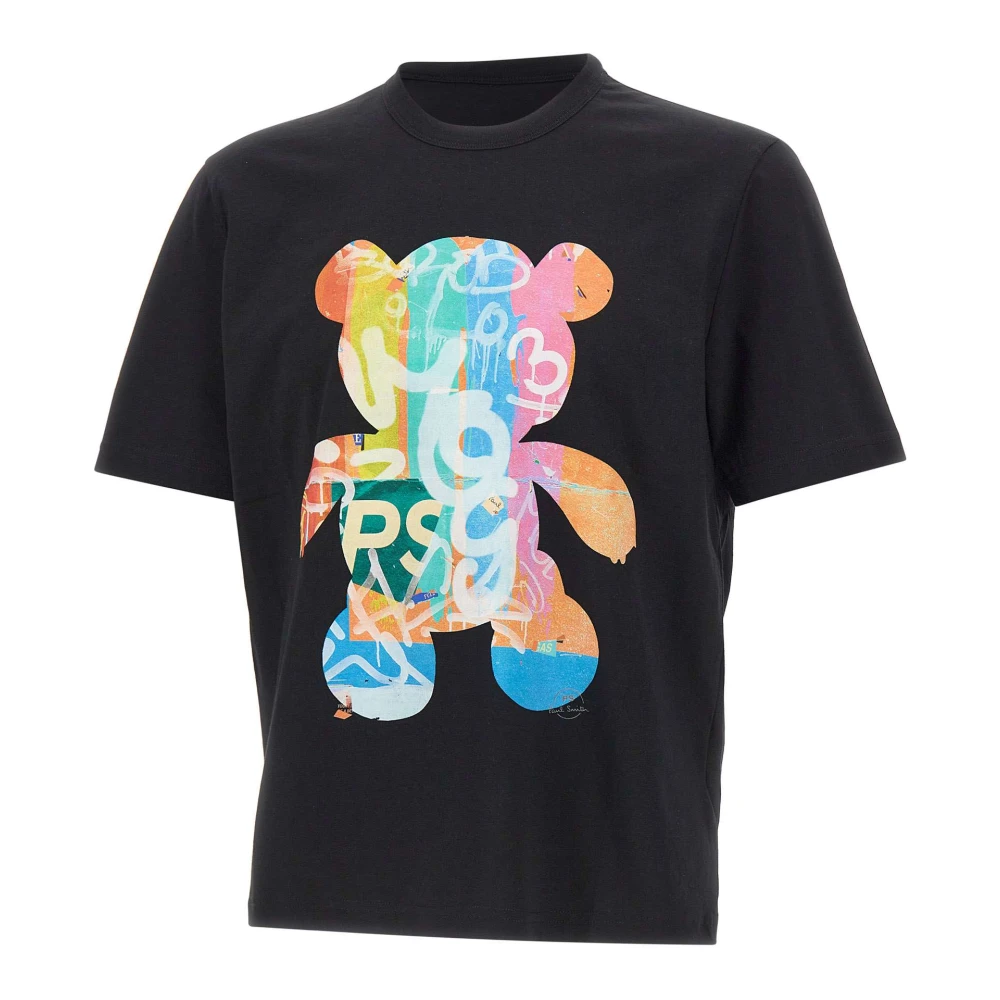 Paul Smith Men's Black T-Shirts, 2XL, Teddy T-Shirt