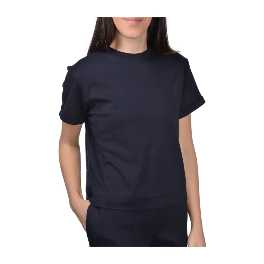 Gran Sasso Girocollo M M T-Shirt Blue Dames