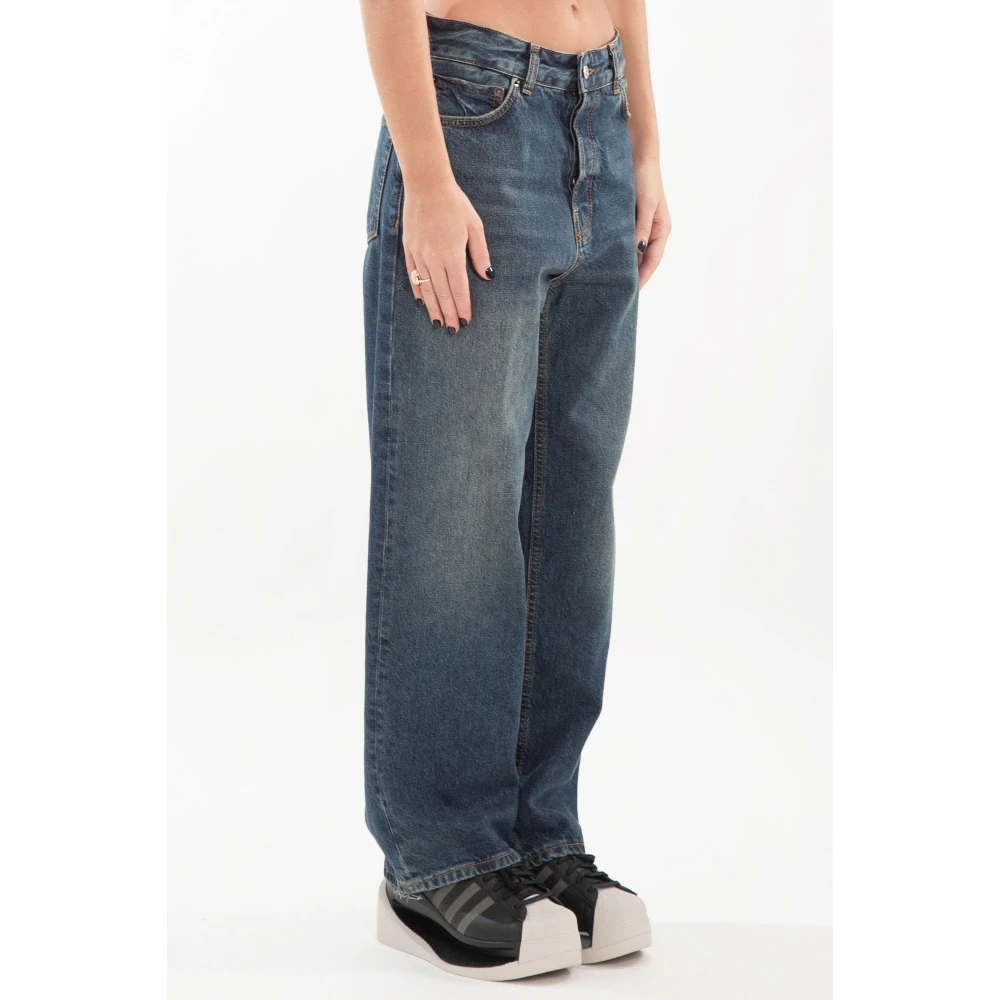 Haikure Intense Blue Boyfriend Jeans Blue Dames