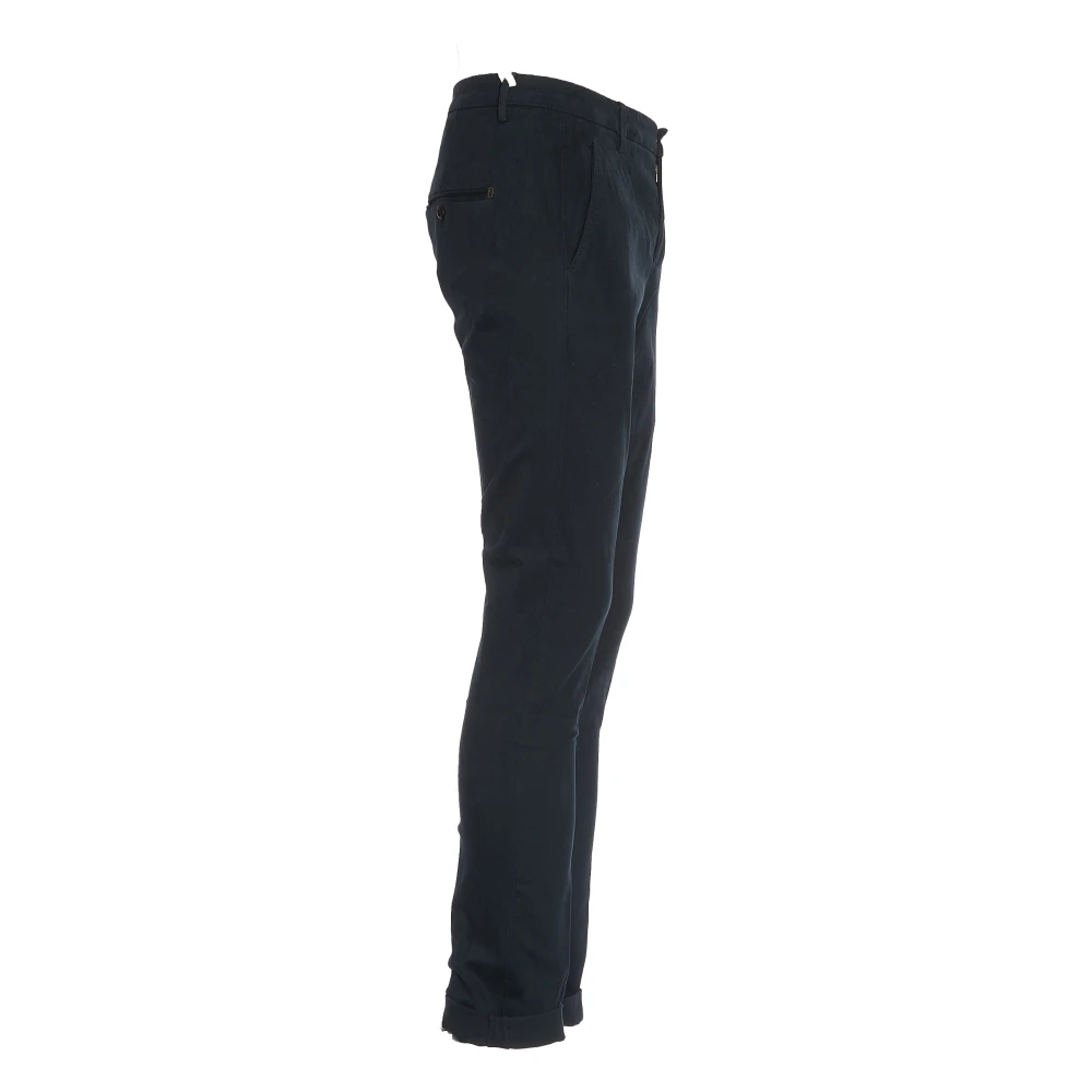 Dondup Slim Blauwe Broek Elegante Stijl Blue Heren