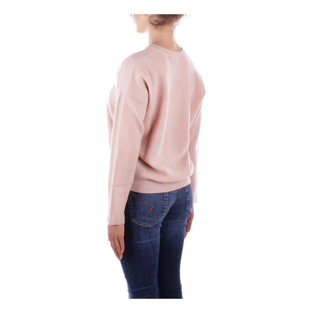 Liu Jo Roze Logo Trui Collectie 1 Pink Dames