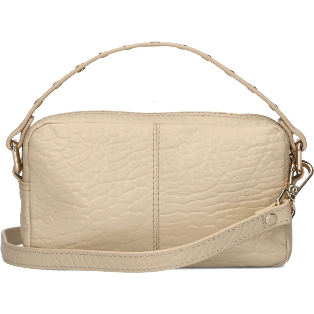 Núnoo Helena Buckle Schoudertas Beige Dames