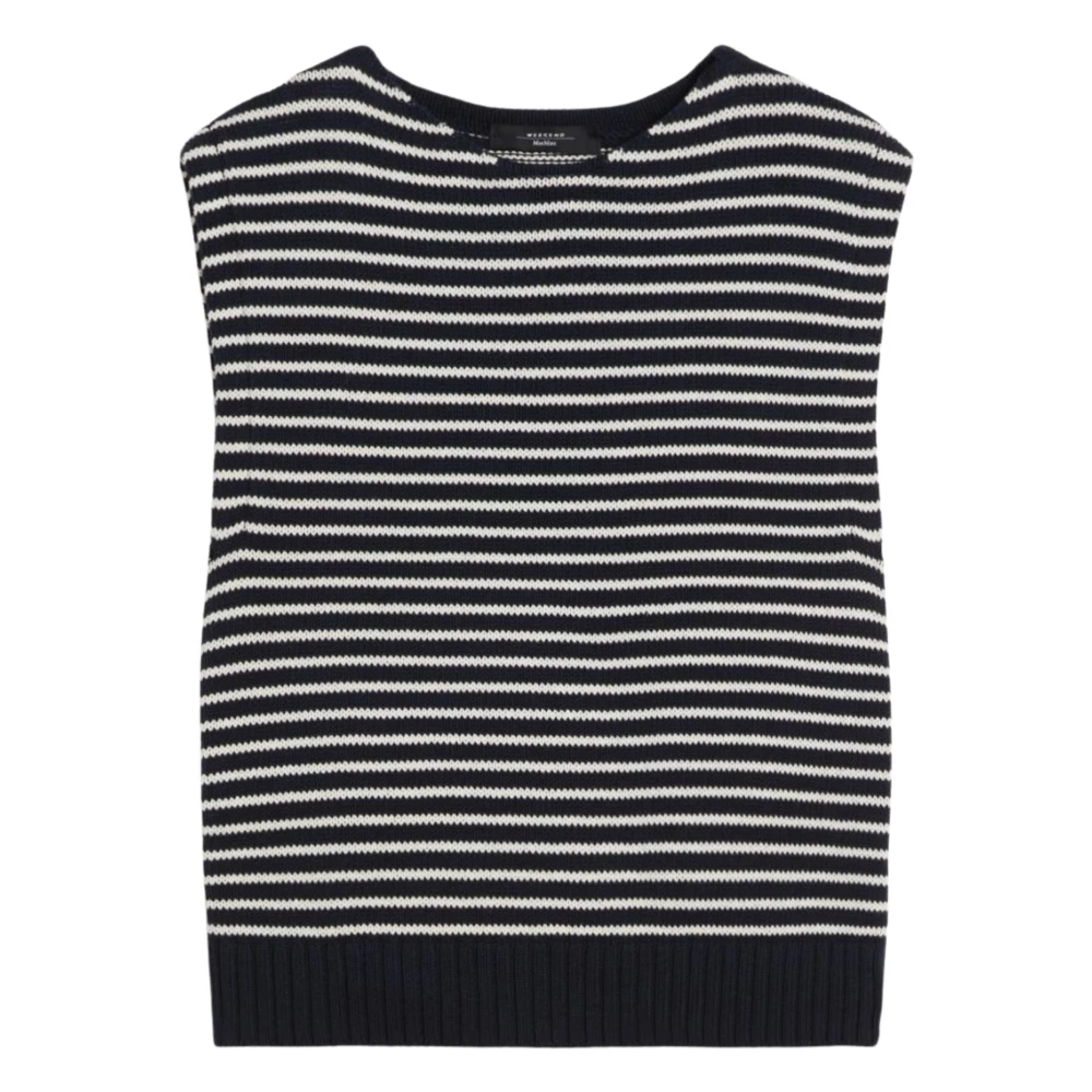 Weekend Max Mara Women's Multicolor Round-Neck Knitwear, L, Wkdlanda Gilet