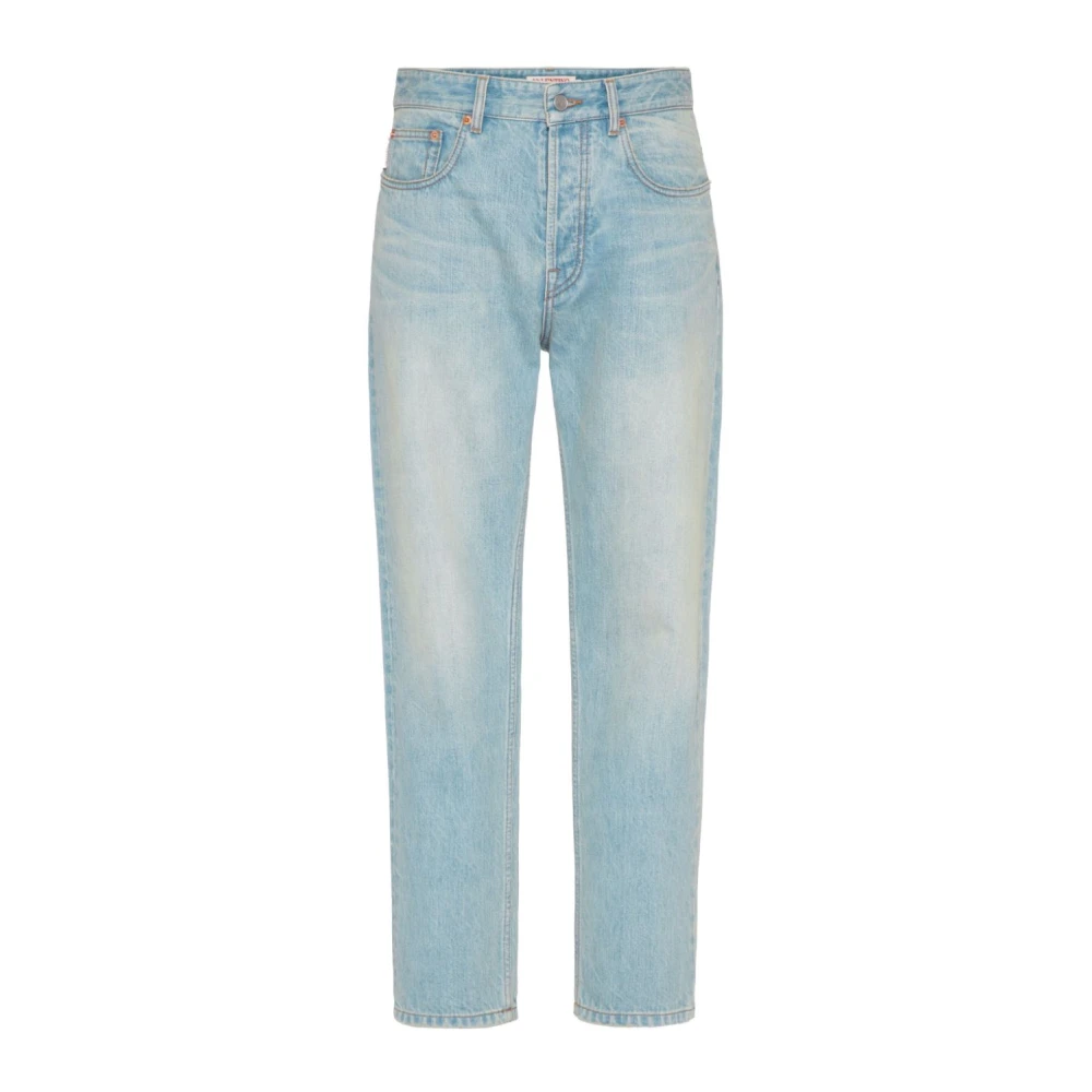 Valentino Clear Blue Denim Jeans - Male - Slim Fit Jeans - Blue - W30 - Jeans