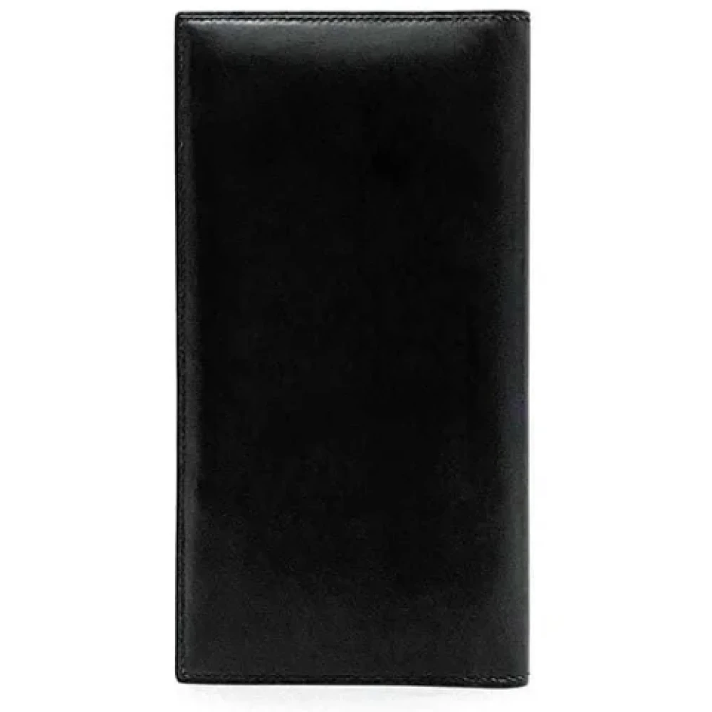 Hermès Vintage Pre-owned Leather wallets Black Heren