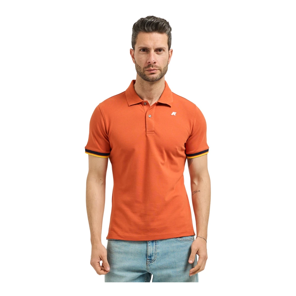 K-Way Uomo Arancione Top, M, New,