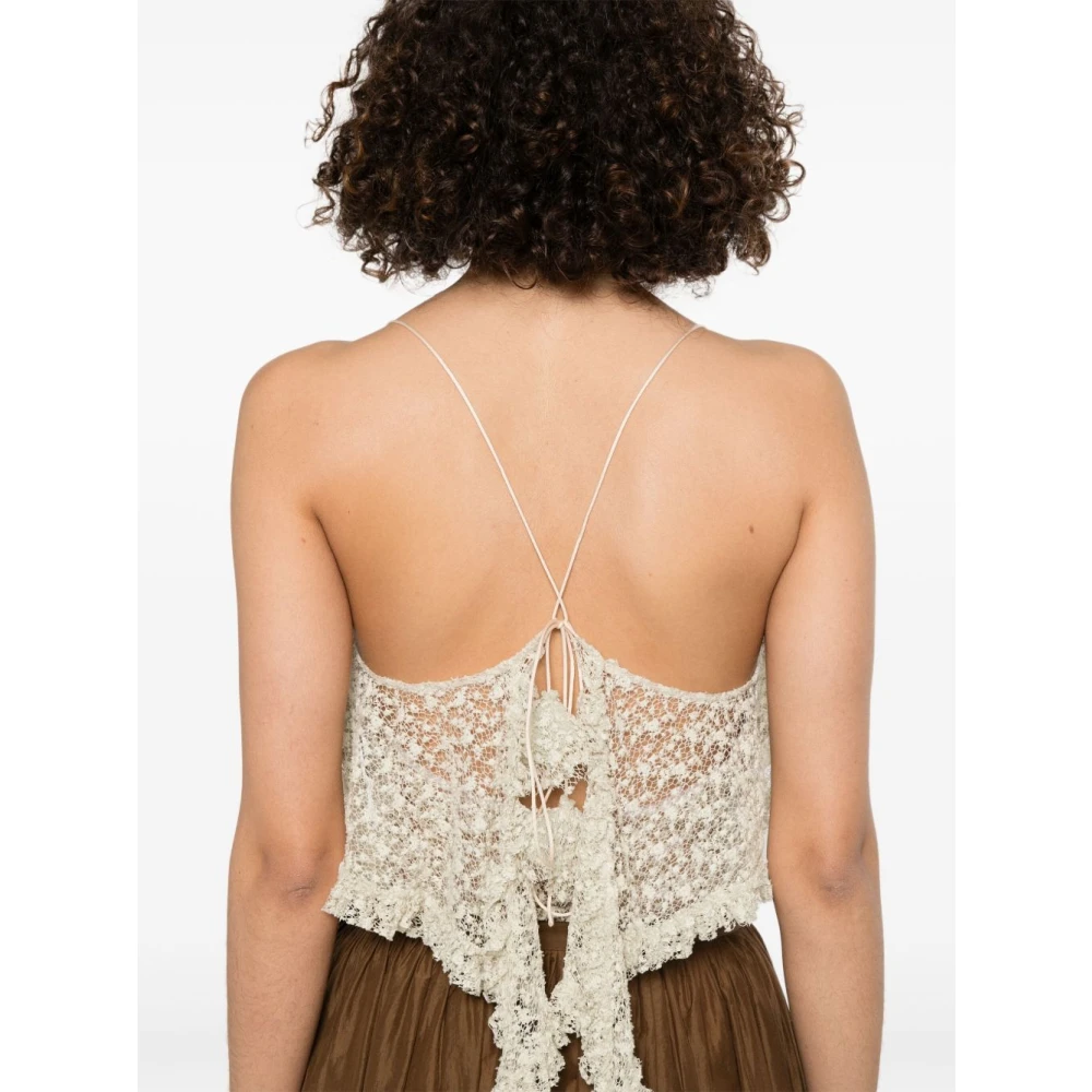 Philosophy di Lorenzo Serafini Beige Top voor Vrouwen Beige Dames