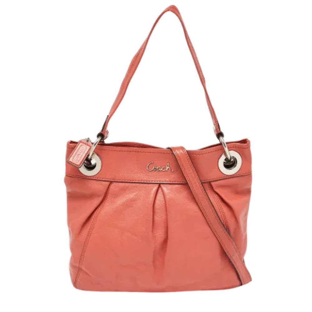 Coach Pre-owned Leather totes Orange Dames