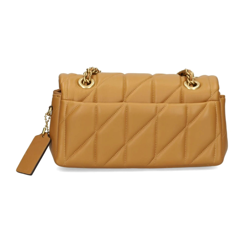 Coach Quilted Tabby Schoudertas Brown Dames