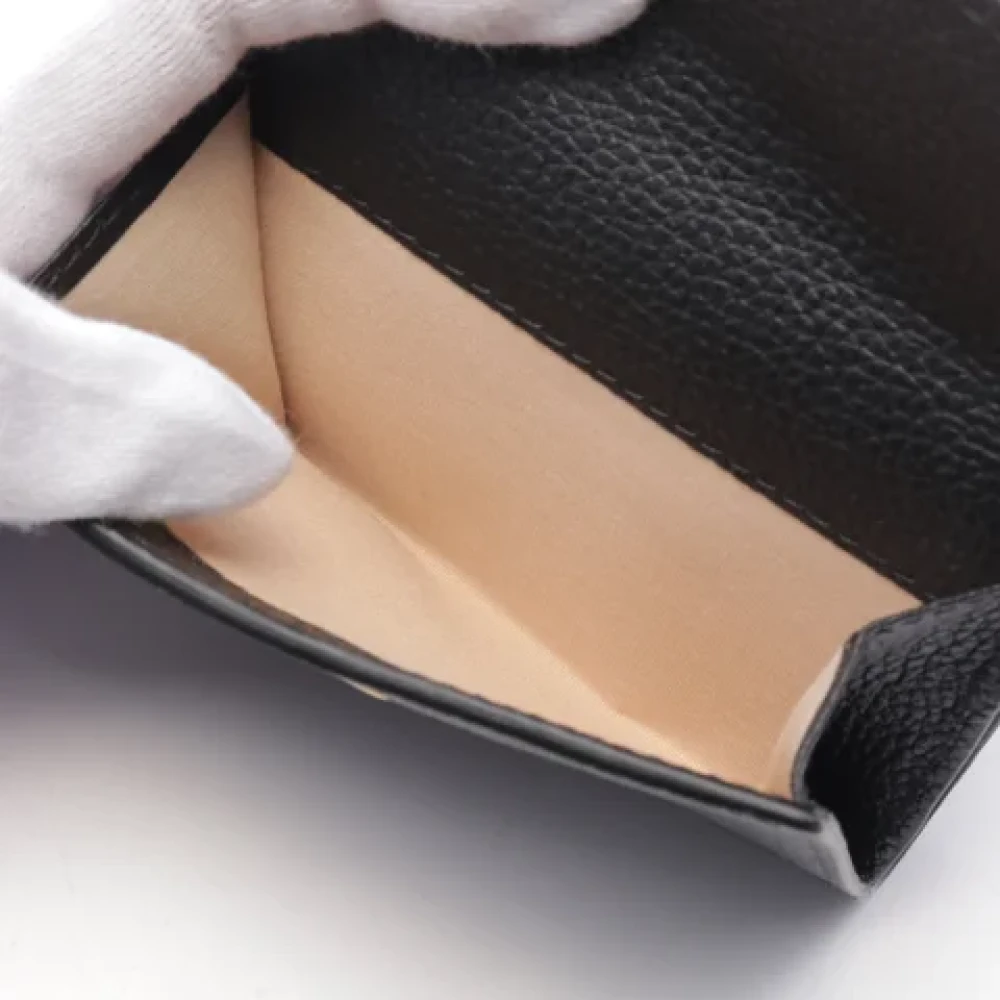 Chloé Pre-owned Leather wallets Black Dames