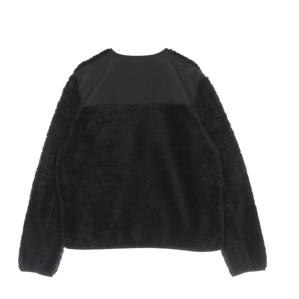 Carhartt WIP Zwarte Crewneck Sweatshirt met ritssluiting zak Black Dames