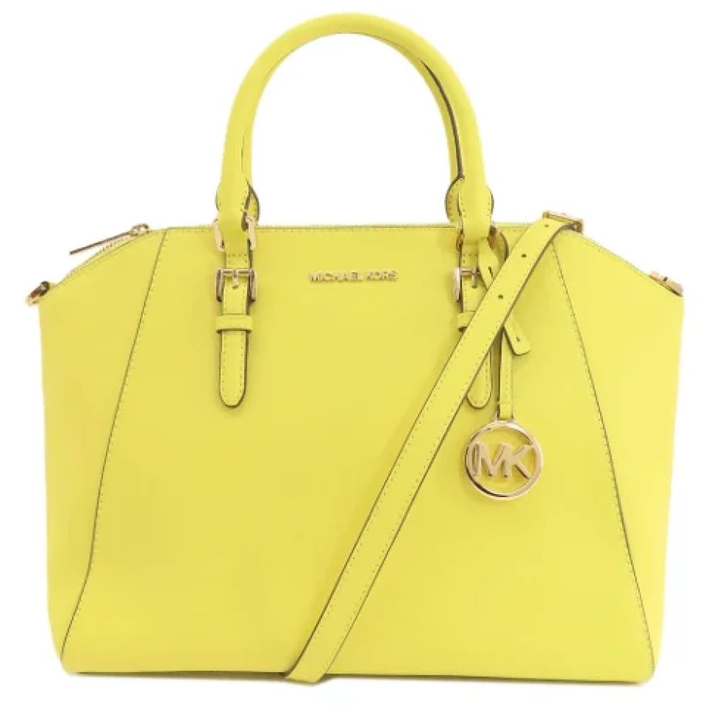 Michael Kors Pre-owned Leather totes Yellow Dames
