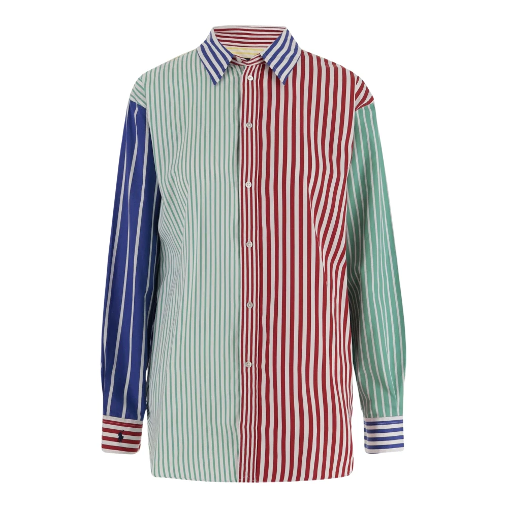 Polo Ralph Lauren Overhemdblouse in colour-blocking-design