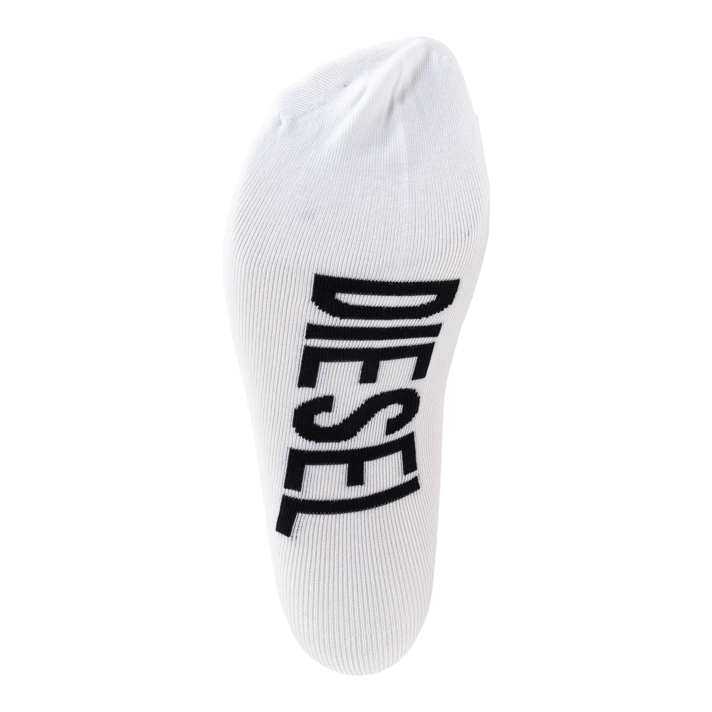 Diesel Driepak sokken Skm-Gost-Threepack White Heren