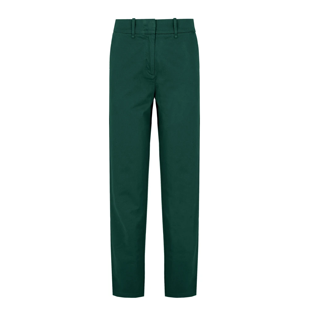 Bomboogie Donna Blu - Pantaloni Slim Fit In Cotone Stretch - Trousers - L