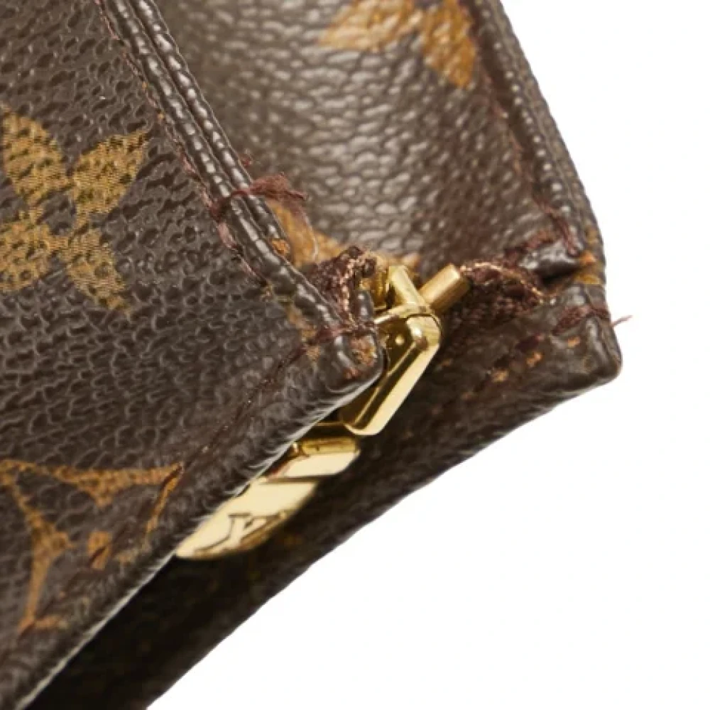 Louis Vuitton Vintage Pre-owned Plastic pouches Brown Dames